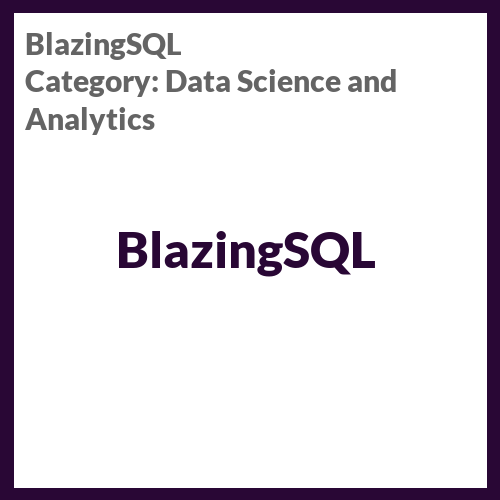BlazingSQL
