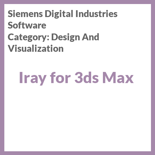 Iray for 3ds Max