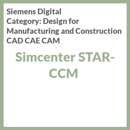 Simcenter STAR- CCM
